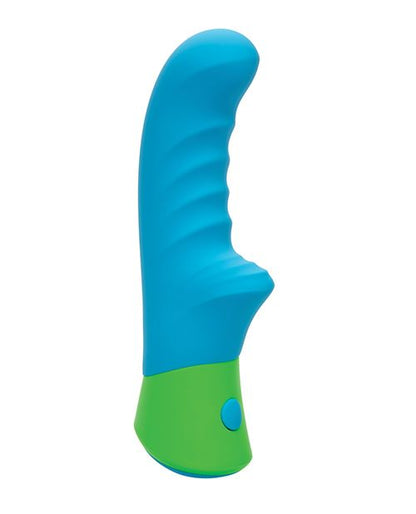 Rave Ridged-G Massager With Rippled Shaft & Stimulator