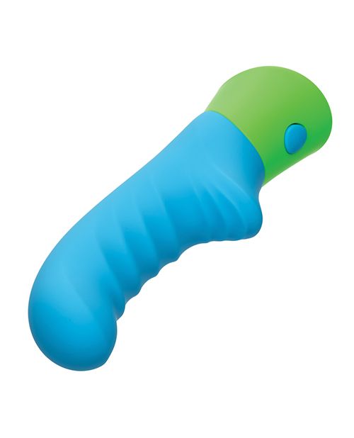 Rave Ridged-G Massager With Rippled Shaft & Stimulator