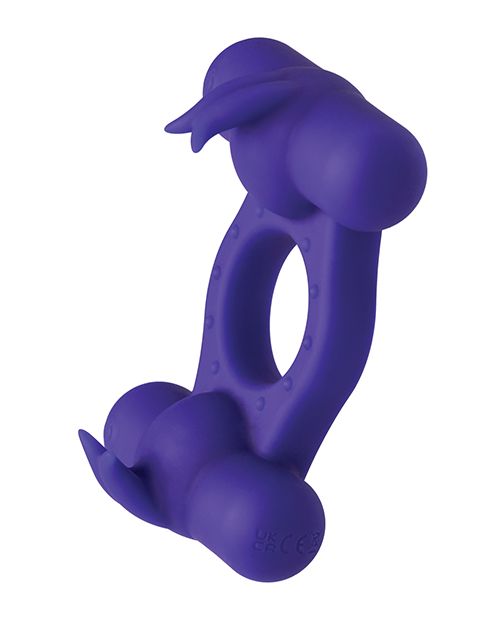 Couple's Enhancers Silicone Rechargeable Triple Orgasm Enhancer