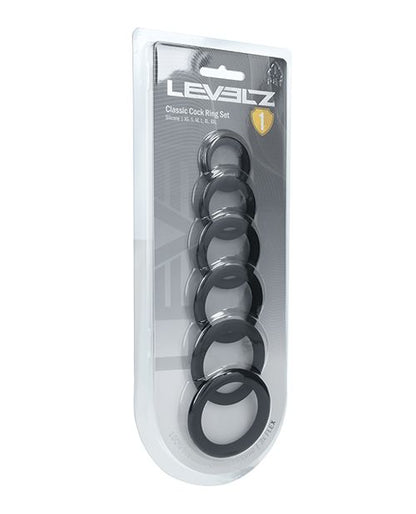 Levelz Classic Silicone Cock Ring Set