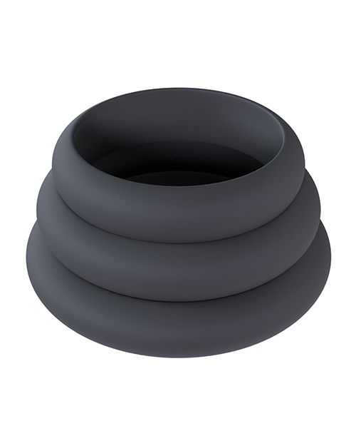Levelz Wide O Silicone Cock Ring Set