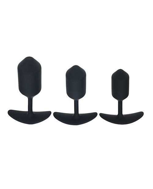 Levelz Silicone Weighted Anal Plug Training Kit Set