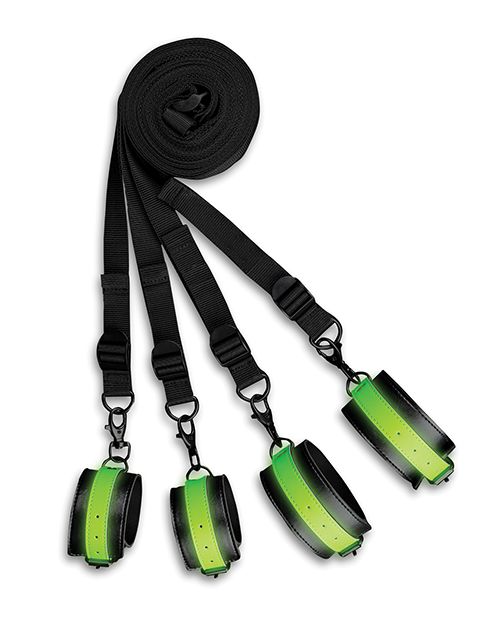 Ouch! Glow in the Dark Bed Bindings Restraint Kit