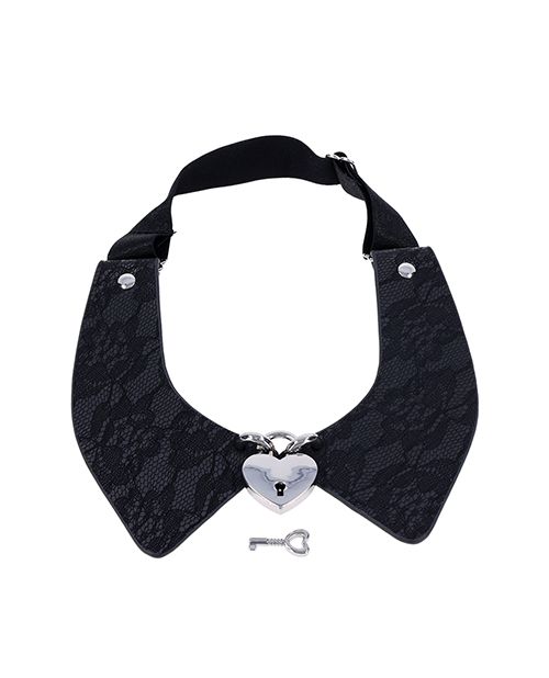 Sex and Mischief Heartbound Lace Day Collar