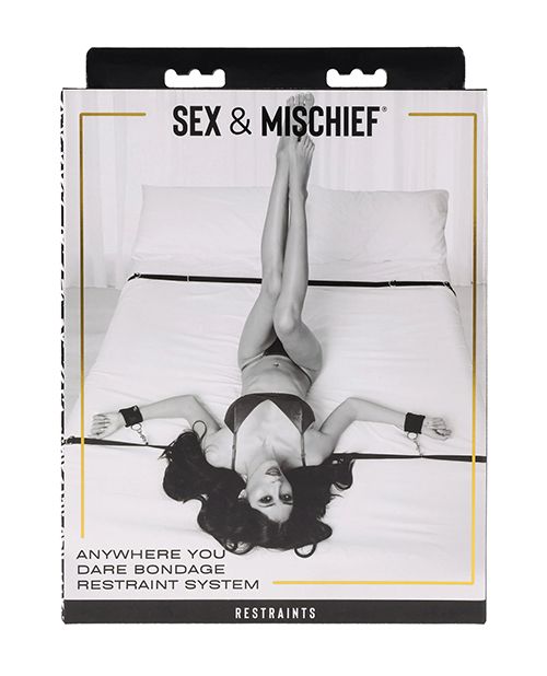 Sex & Mischief Anywhere You Dare Bondage Restraint System