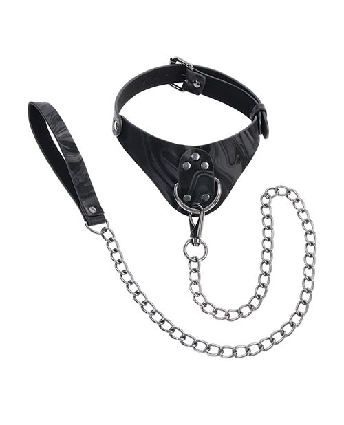 Velvet Noir Collar & Leash