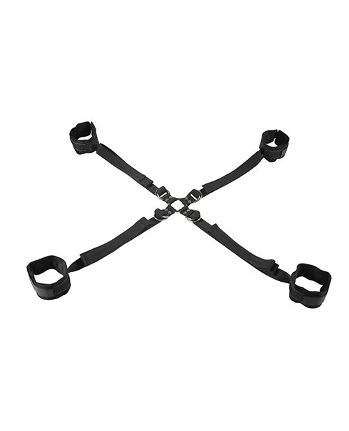 Velvet Noir Adjustable Hog Tie & Cuff Set