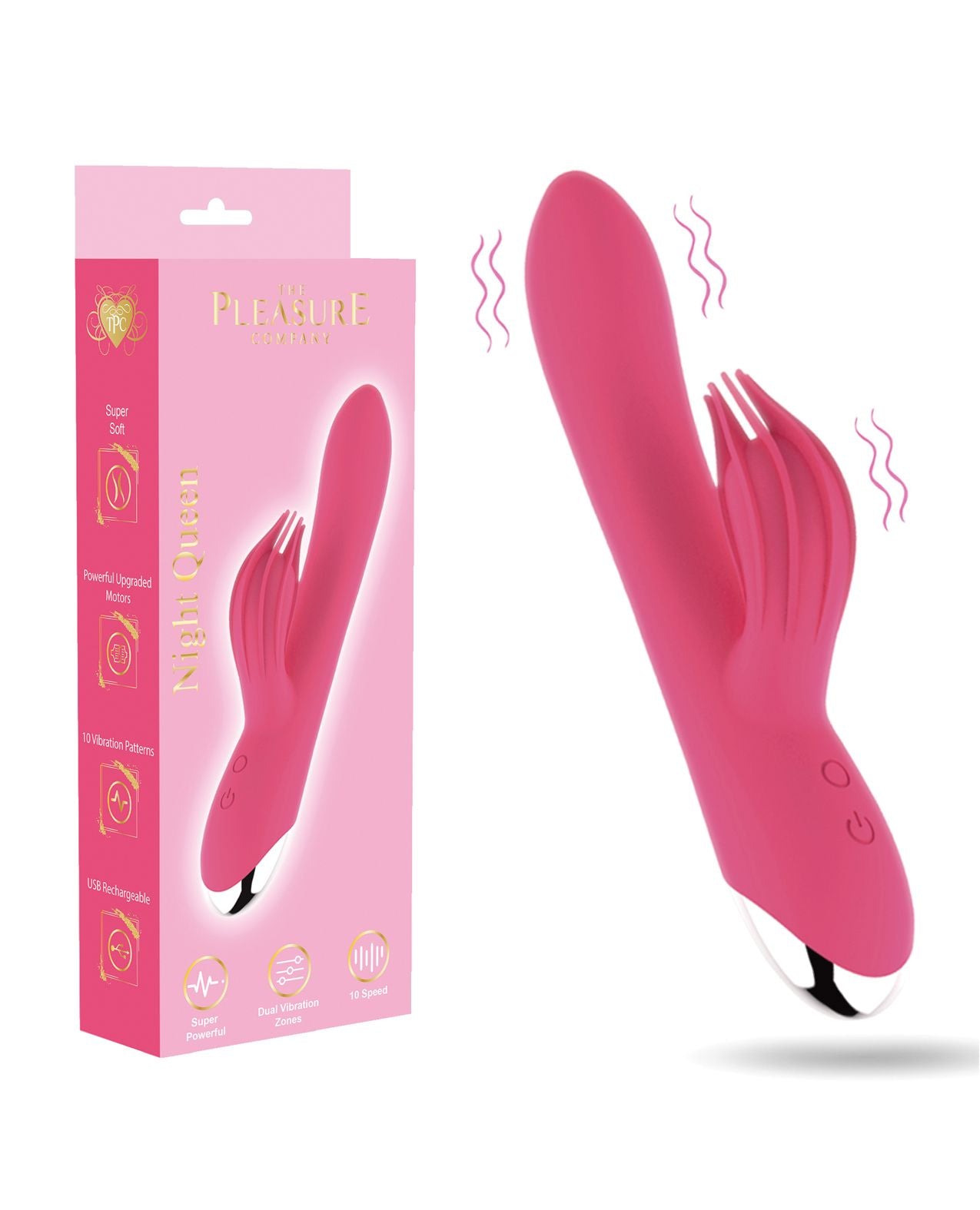 Noire Collection Night Queen Tickling & Fluttering Rabbit Vibe