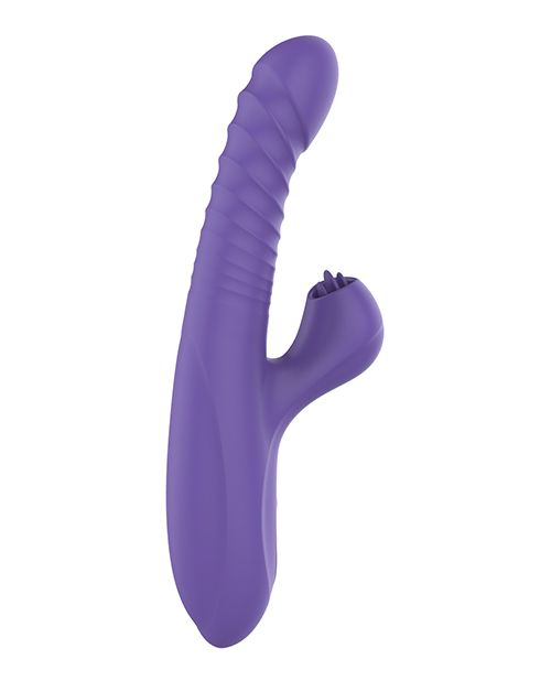 Noire Collection Omega Multi Function Warming Head Rabbit Vibe