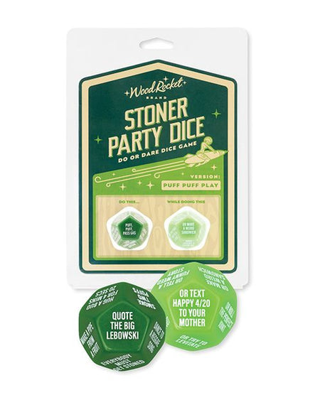 Wood Rocket Stoner Party Dice Game