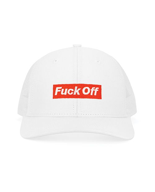 Wood Rocket Fuck Off Trucker Hat