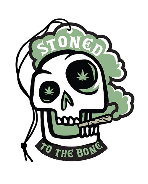 Wood Rocket Stoned to the Bone Air Freshener
