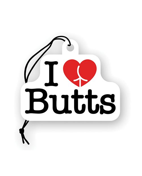 Wood Rocket I Love Butts Air Freshener
