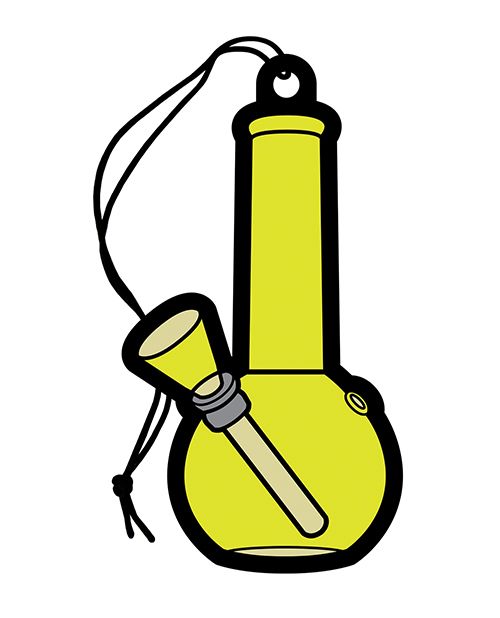 Wood Rocket Bong Air Freshener