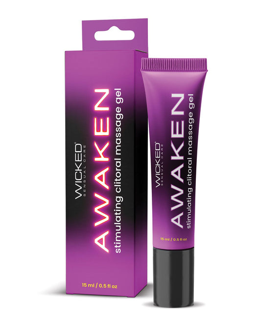 Wicked Sensual Care Awaken Clitoral Massaging Gel-.5 oz