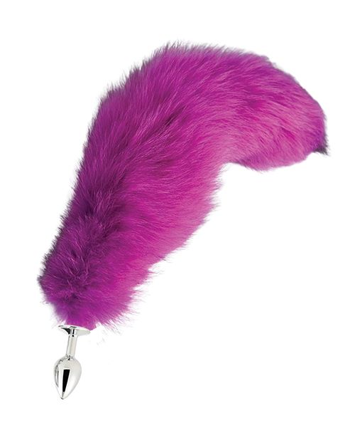 Pink Elephant Fox Tail Anal Plug