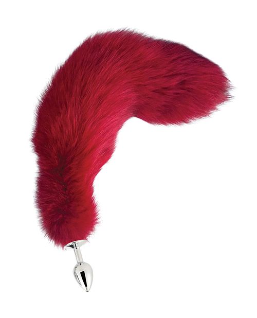 Pink Elephant Fox Tail Anal Plug