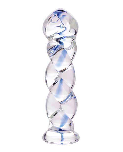 Prisms Erotic Glass Soma Twisted Dildo