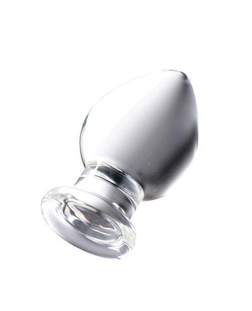 Prisms Erotic Glass Molten Wide Glass Butt Plug