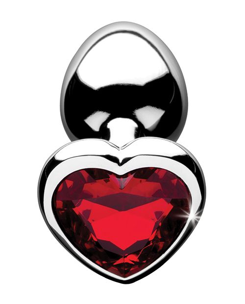Booty Sparks Red Heart Gem Anal Plug