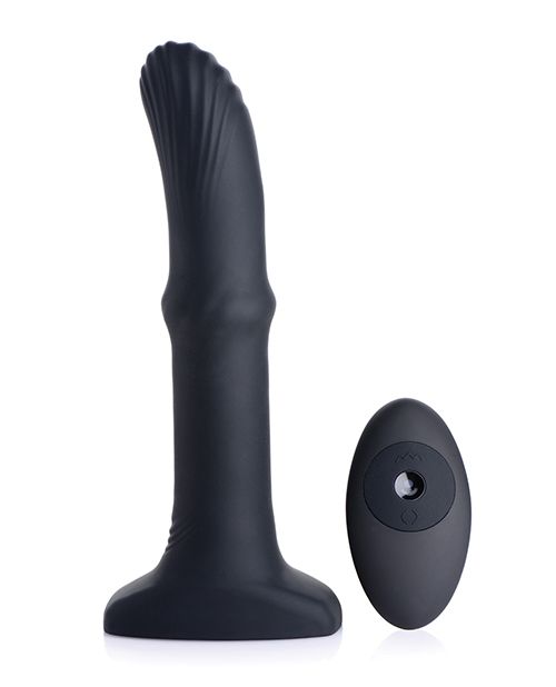 ThunderPlugs Sliding Shaft Silicone Vibrator With Remote