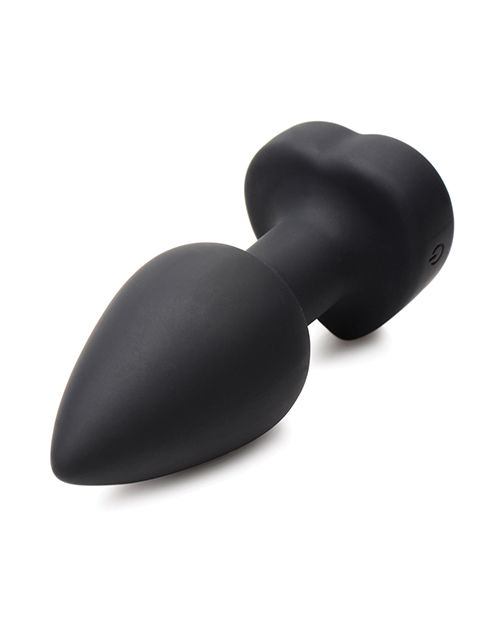 Booty Sparks 28X Silicone Vibrating Red Heart Anal Plug With Remote