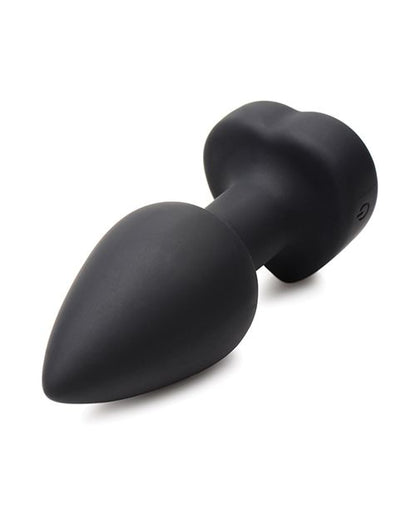 Booty Sparks 28X Silicone Vibrating Red Heart Anal Plug With Remote
