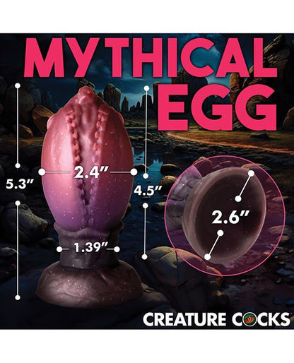 Creature Cocks Dragon Hatch Silicone Egg-Large