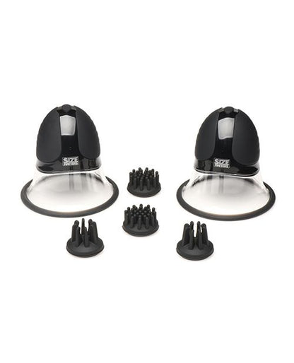 Size Matters 10X Rotating Silicone Nipple Suckers With 4 Attachments