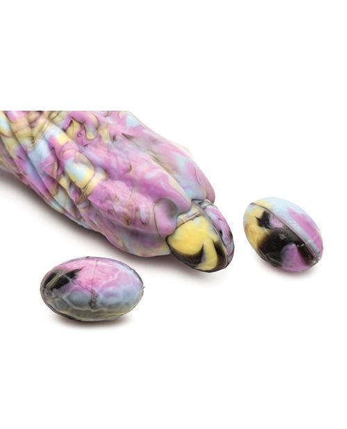 Creature Cocks Dragon Spawn Dragon Ovipositor Silicone Dildo With Eggs