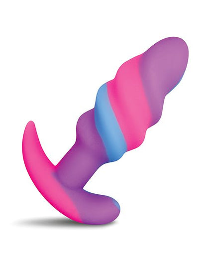 Creature Cocks Unicorn Swirl Silicone Butt Plug