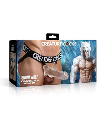Creature Cocks Snow Wolf Hollow Strap-On Set