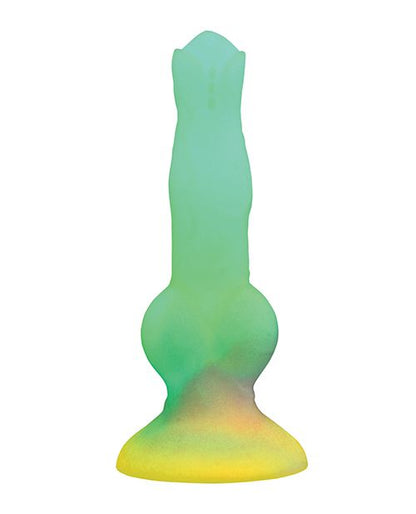 Creature Cocks Vibrating Space Cock Glow-in-the-Dark Silicone Dildo