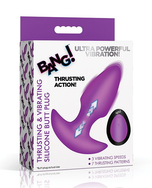 Bang! Thrusting & Vibrating Butt Plug