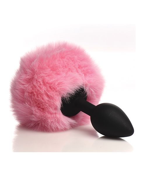Tailz Fluffy Bunny Tail Silicone Plug
