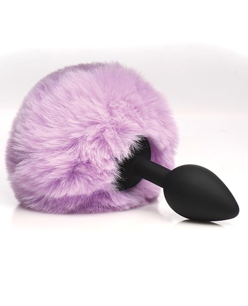 Tailz Fluffy Bunny Tail Silicone Plug