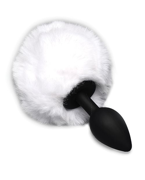 Tailz Fluffy Bunny Tail Silicone Plug