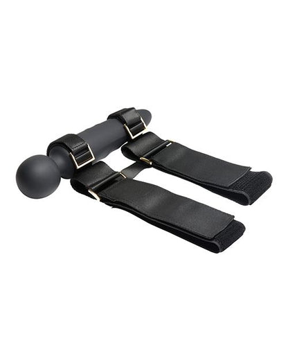 Master Series Thunderstick Thigh Strap Vibrating Wand With Harness