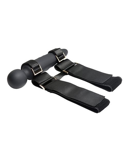 Master Series Thunderstick Thigh Strap Vibrating Wand With Harness