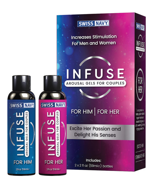 Swiss Navy Infuse Arousal Gel For Couples - Wicked Sensations