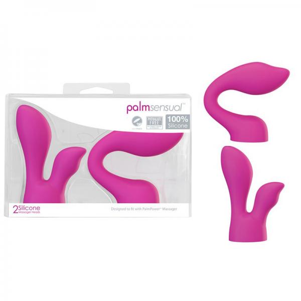 Palm Power Palm Sensual 2 Pack Silicone Body Attachments - Wicked Sensations