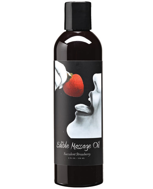 Earthly Body Edible Massage Oil-8 oz - Wicked Sensations