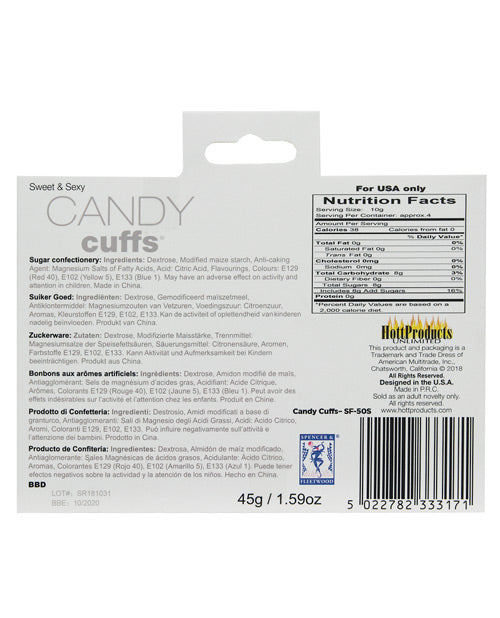 Candy Cuffs - Wicked Sensations
