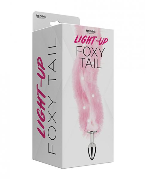 Hott Products Foxy Tail Light Up Faux Fur Butt Plug