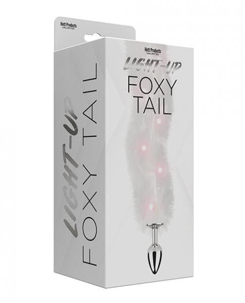 Hott Products Foxy Tail Light Up Faux Fur Butt Plug