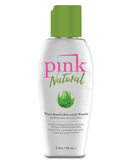 Pink Natural Water-Based Lube For Women - Wicked Sensations