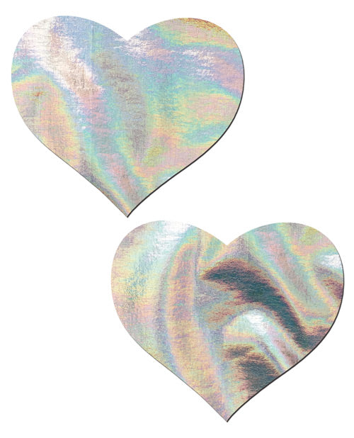 Pastease Hologram Heart Pasties - Wicked Sensations