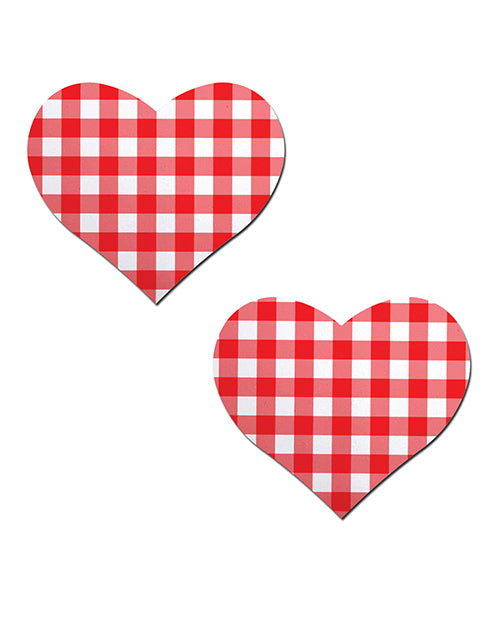 Pastease Gingham Heart Pasties