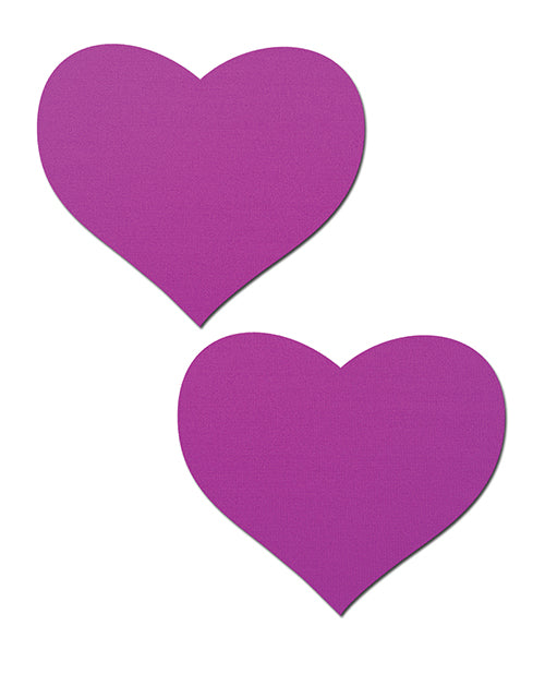 Pastease Basic Heart Black Light Reactive Pasties