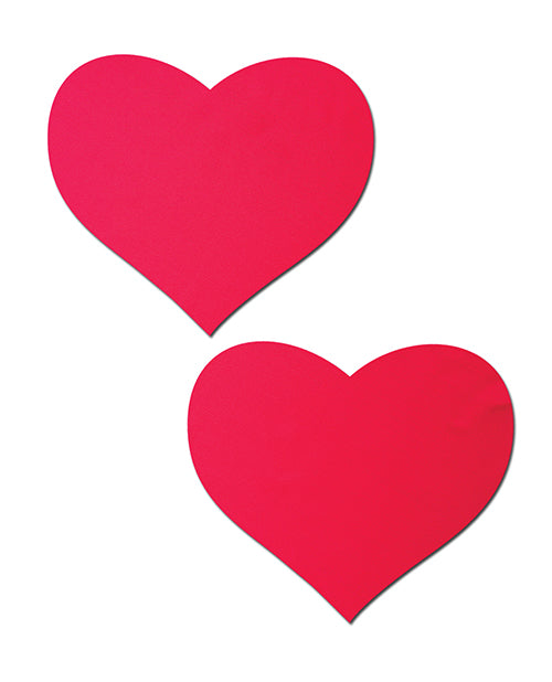 Pastease Basic Heart Black Light Reactive Pasties